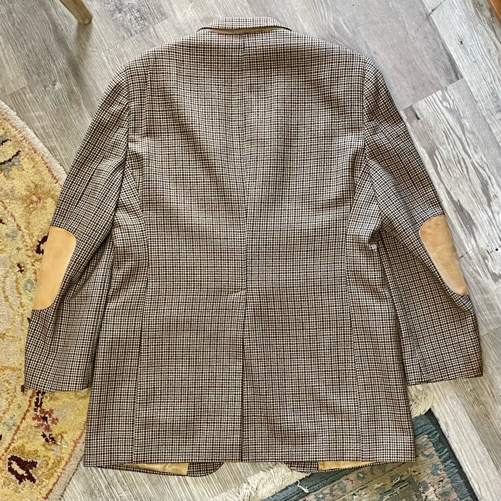 Vintage DAKS Ben Turturici USA Union Made 100% Wool Tweed Sports Coat Blazer - Picture 13 of 16
